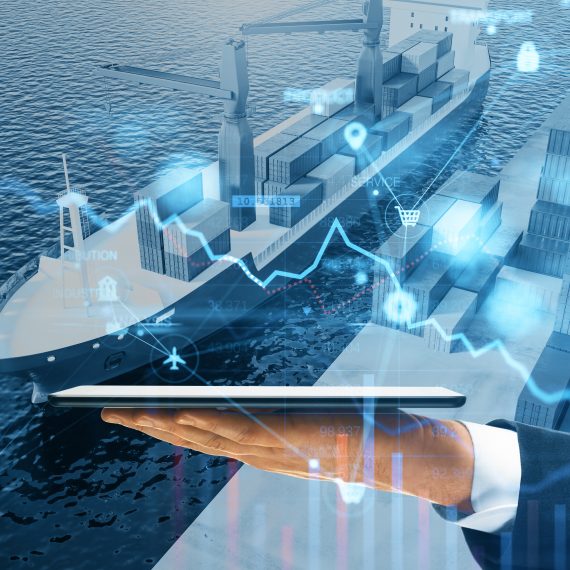 close-up-businessman-hand-holding-tablet-smartphone-with-abstract-glowing-shipping-hologram-dock-with-transport-background-export-logistics-freight-concept-double-exposure