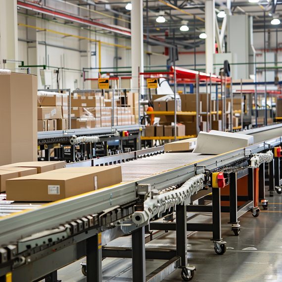 warehouse-with-boxes-one-that-says-word-side_scan-label-conveyor belt