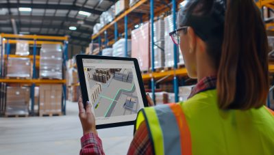 woman-checking-tablet-warehouse