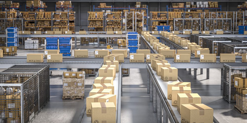 cardboard-boxes-moving-conveyor-belts-distribution-warehouse
