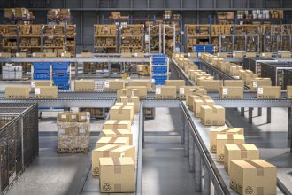 cardboard-boxes-moving-conveyor-belts-distribution-warehouse