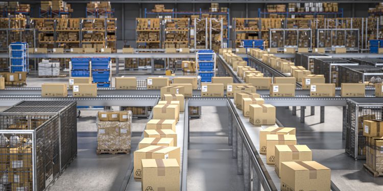 cardboard-boxes-moving-conveyor-belts-distribution-warehouse